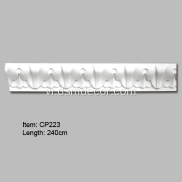 Khuôn đúc vương miện lá Acanthus trang trí bằng polyurethane